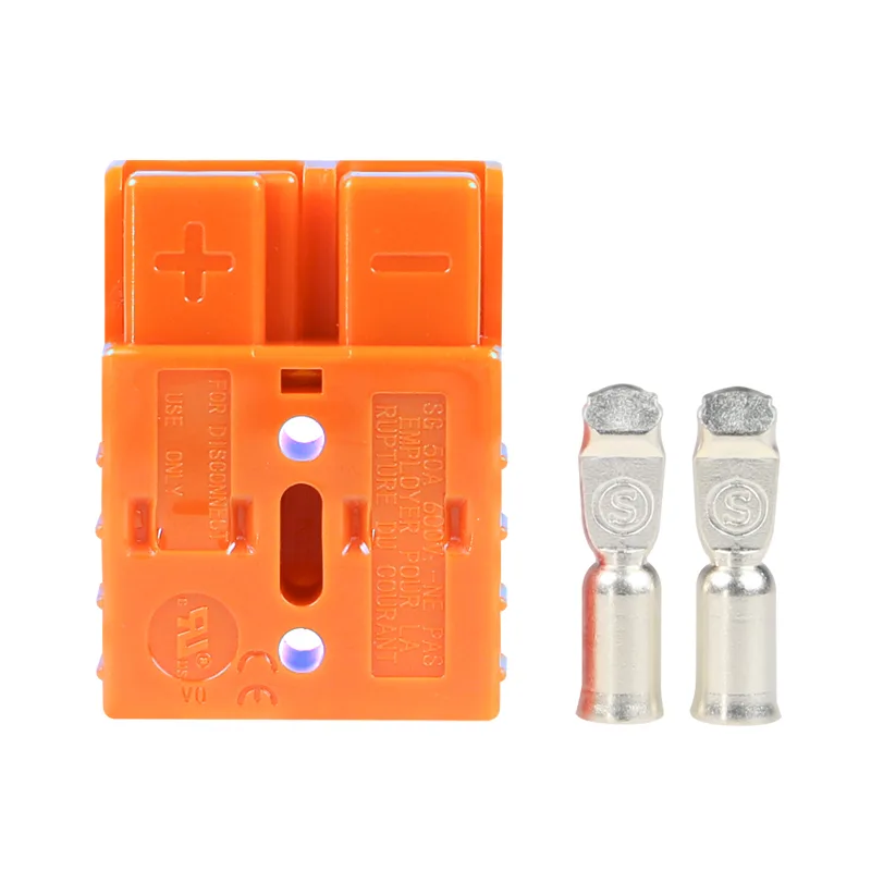 10-Pack 50A 600V Battery Power Connectors - 16mm² 6AWG Terminals For Solar & Car Audio